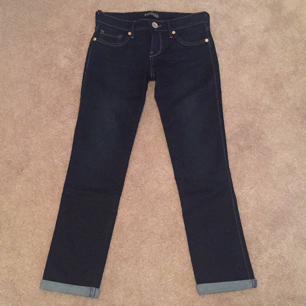 Express Stella cropped jean legging